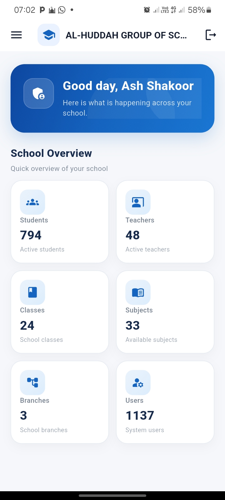 Shakur School App